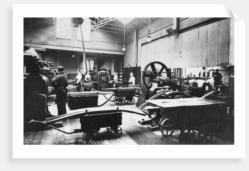 The Silver Rolling Room, the Royal Mint, Tower Hill, London by Anonymous