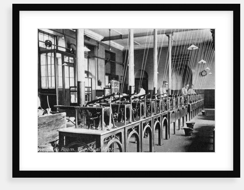 The Weighing Room, the Royal Mint, Tower Hill, London by Anonymous