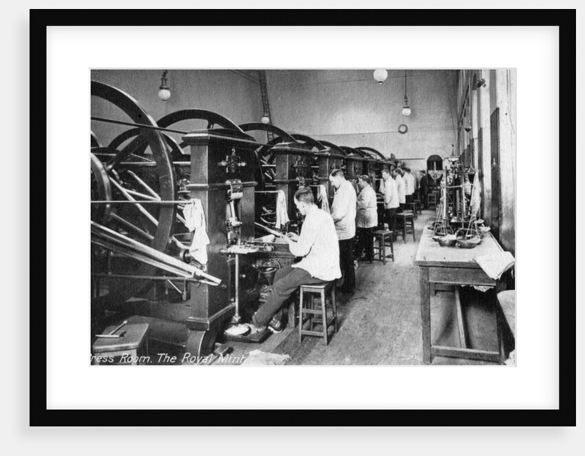 Press Room, the Royal Mint, Tower Hill, London by Anonymous