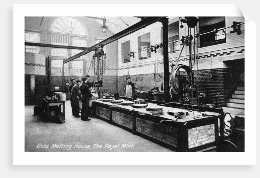 Gold Melting House, the Royal Mint, Tower Hill, London by Anonymous