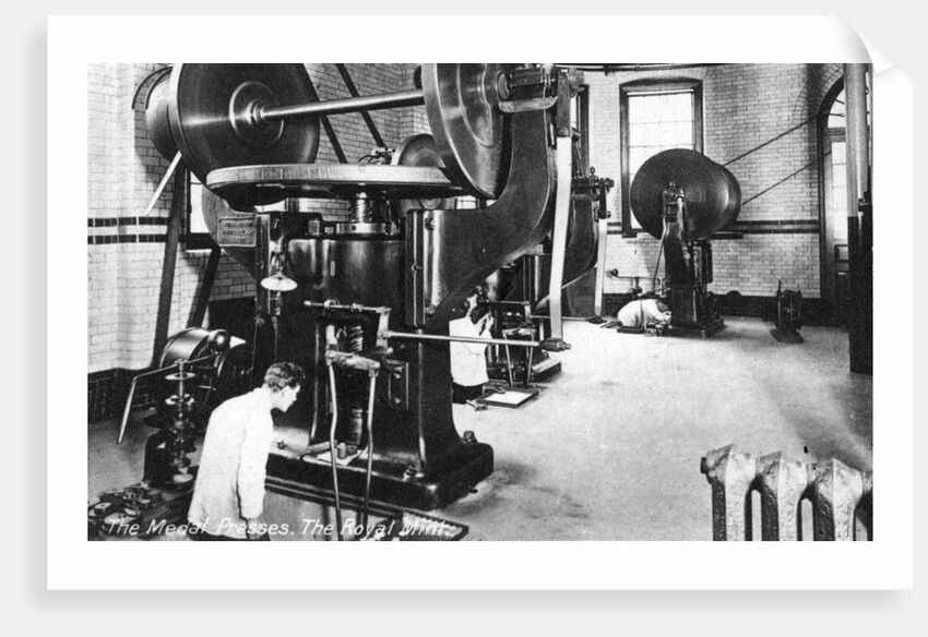 The Medal Press, the Royal Mint, Tower Hill, London by Anonymous