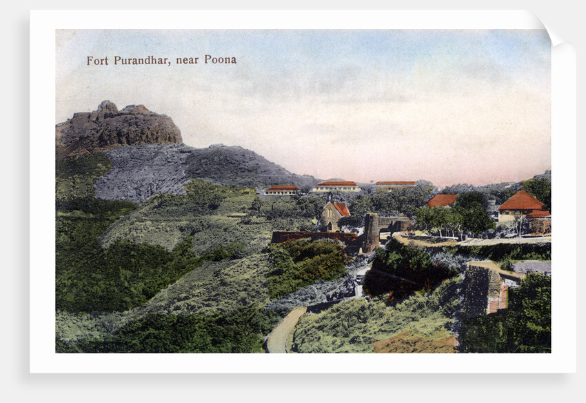 Fort Purandhar, near Pune (Poona), India by Anonymous
