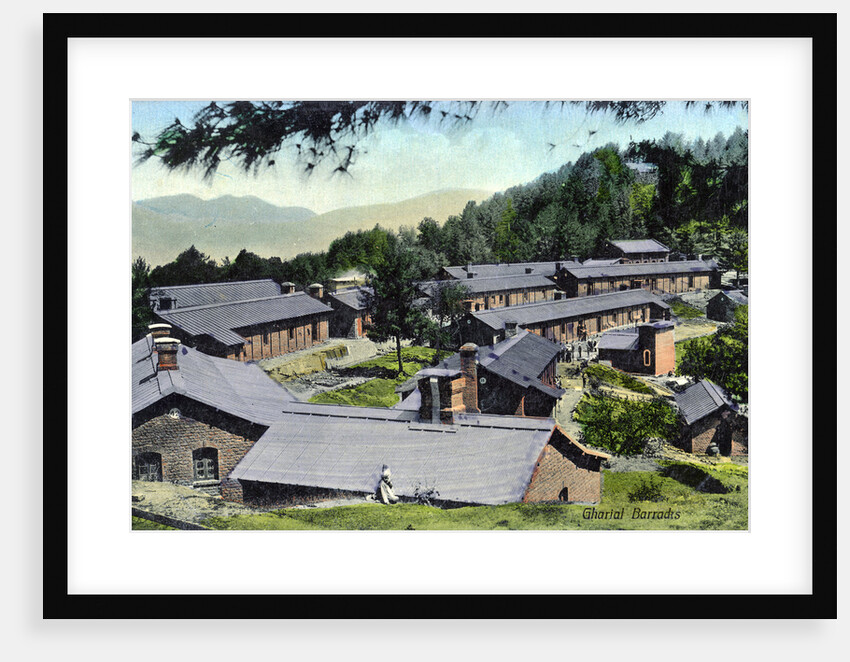 Gharial barracks, India by Anonymous