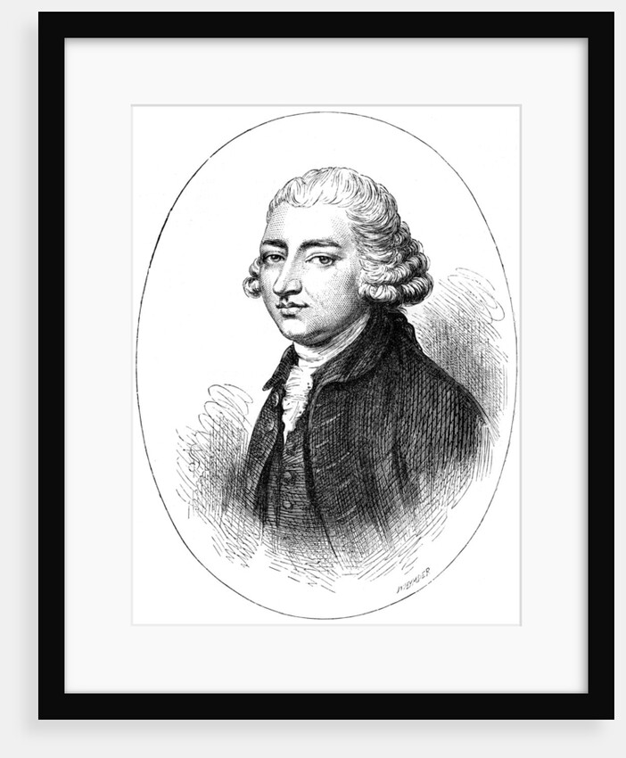 Edmund Burke, Anglo-Irish statesman, author, orator, political theorist, and philosopher by Whymper