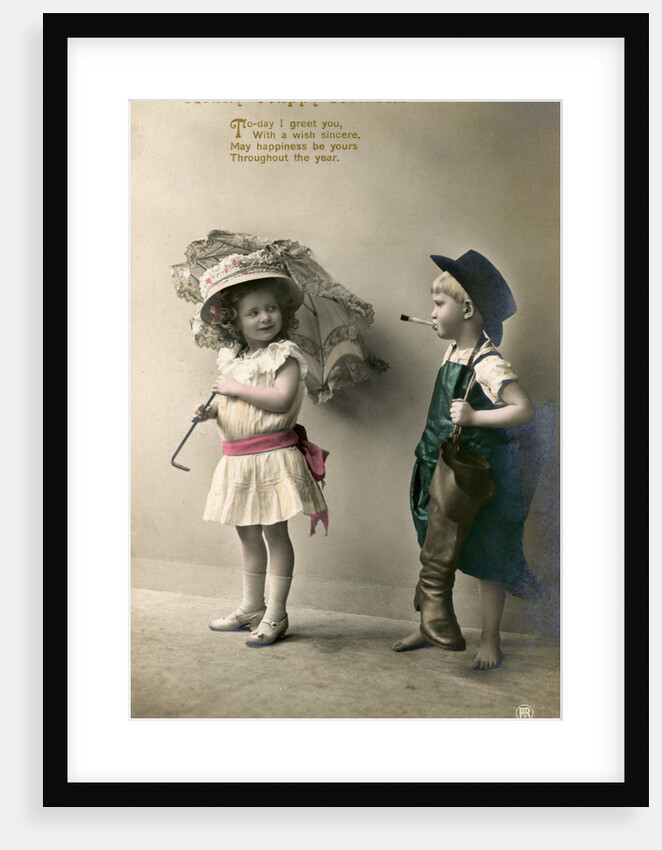 'Many Happy Returns', birthday card by Anonymous