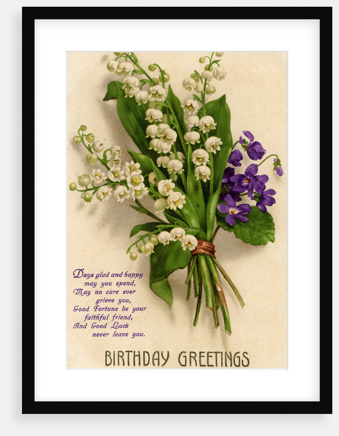 Birthday card by Anonymous