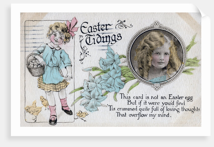 'Easter Tidings', greetings card by Anonymous