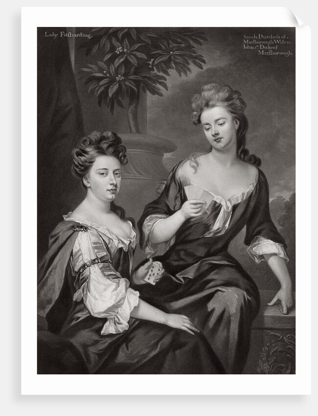Sarah, Duchess of Marlborough, and Lady Fitzharding by Anonymous