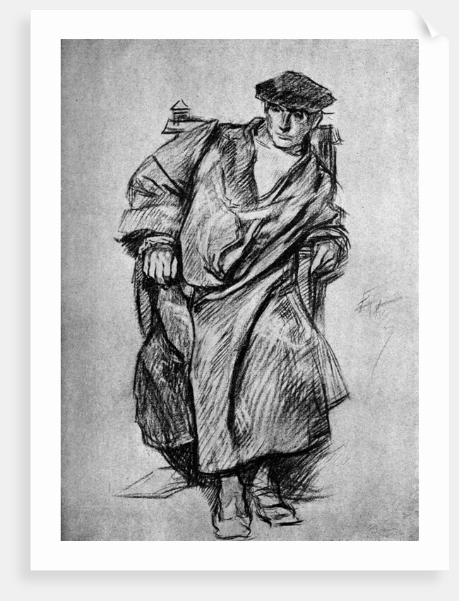 Study for Gown, Court of Henry VIII by Anonymous