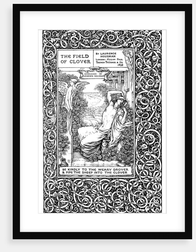 Title page to The Field of Clover by Clemence Housman