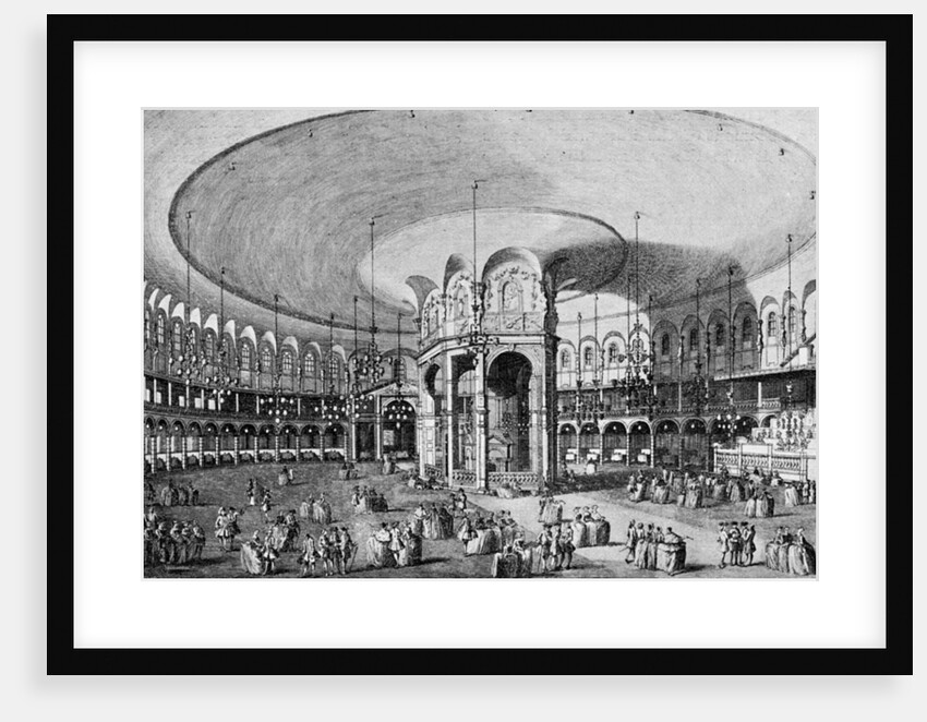 An Inside View of the Rotunda in Ranelagh Gardens by Anonymous