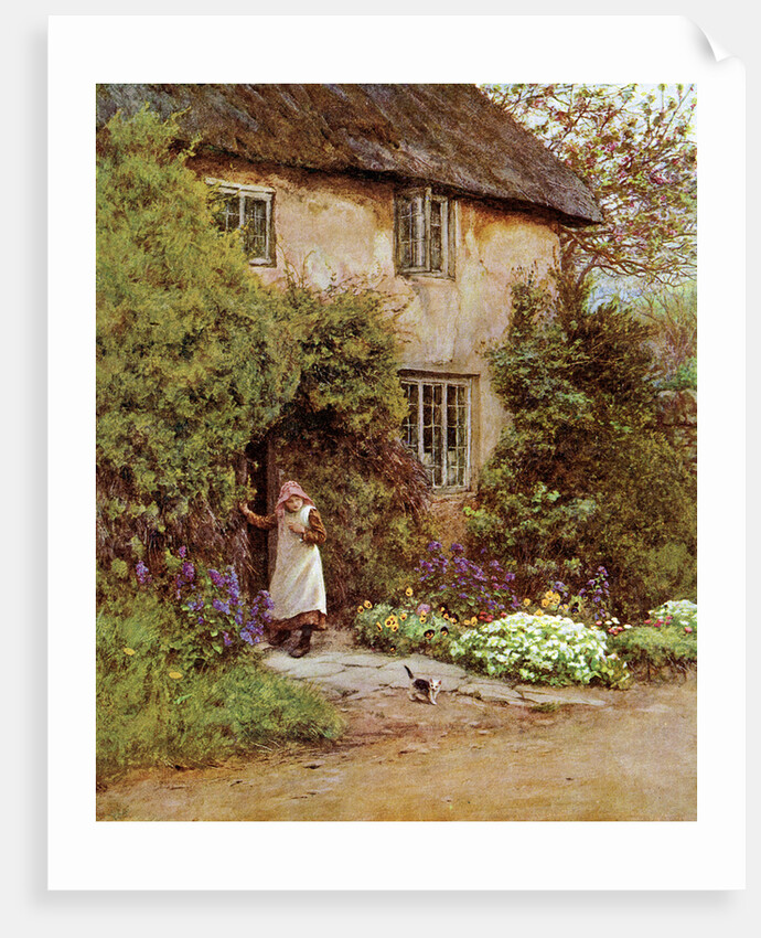 The Cottage Door by Anonymous