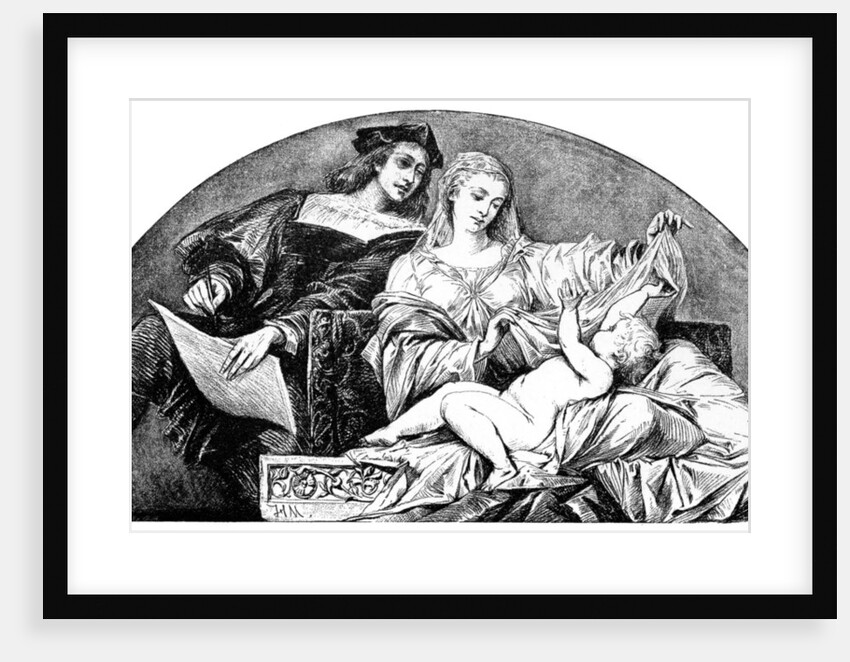Raphael, Italian Renaissance artist by Hans Makart