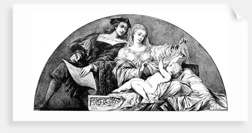 Raphael, Italian Renaissance artist by Hans Makart