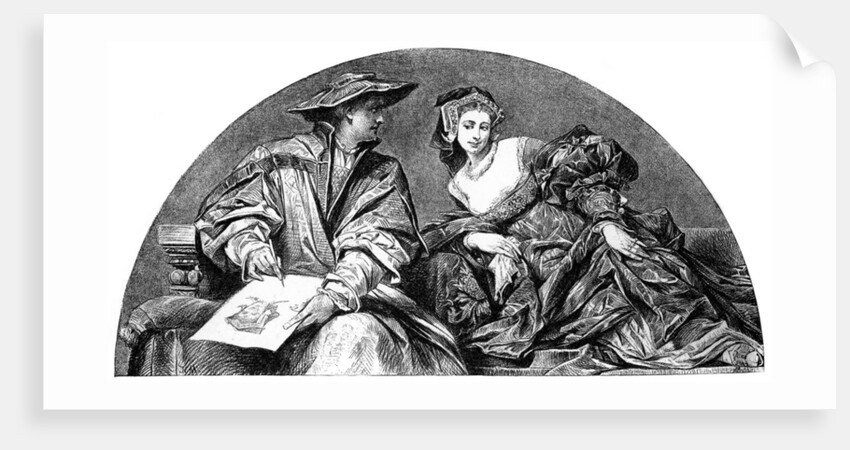 Hans Holbein, German artist by Hans Makart