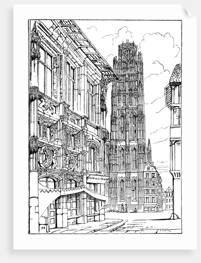 The Cathedral Spire, Rouen by Anonymous