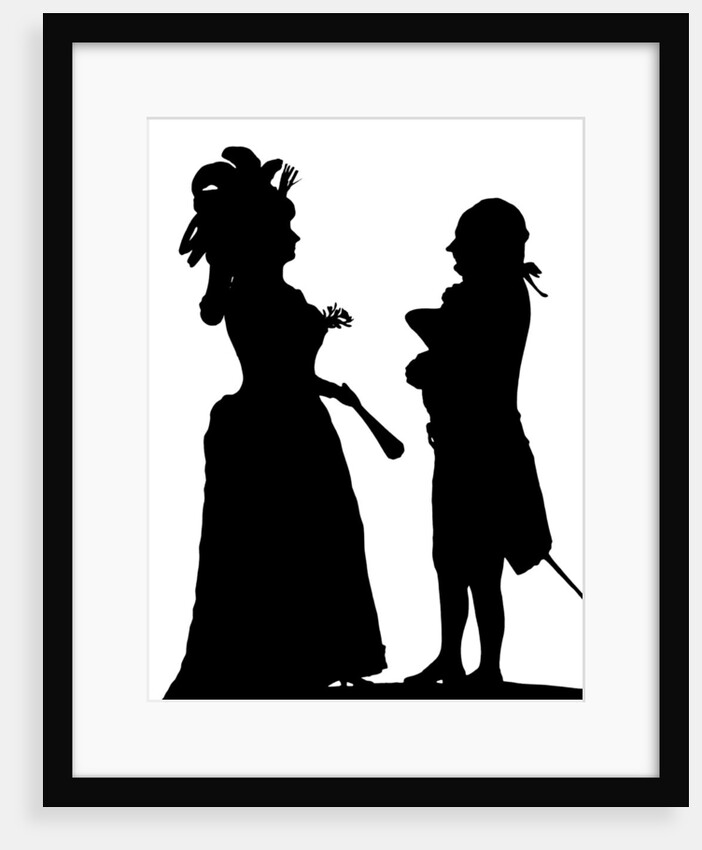 Louise Contat and Joseph Dazincourt, French actors by Anonymous