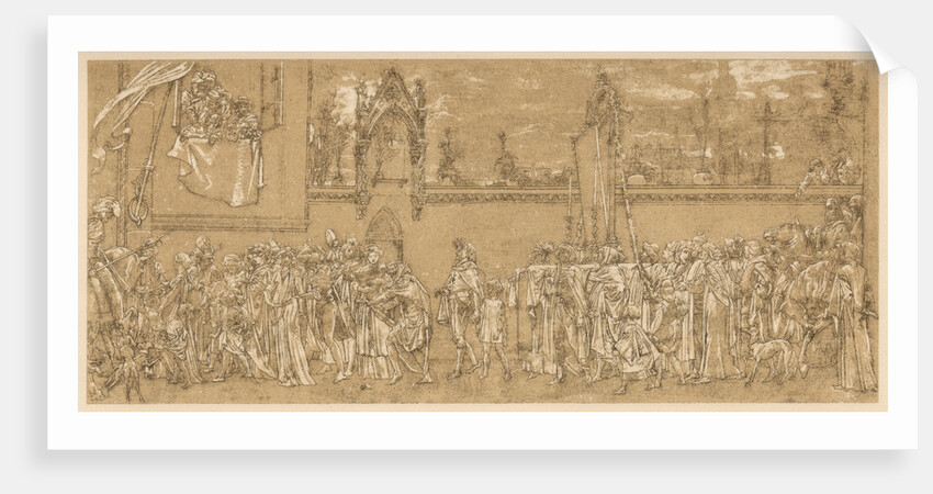 'Cimabue's Celebrated Madonna is carried in Procession...', 1853-1855 (c1880-1882) by Anonymous