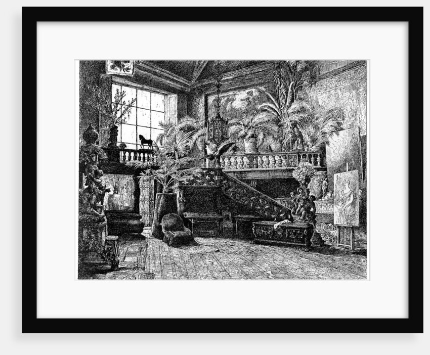 The larger studio of Hans Makart, Vienna, Austria by Anonymous