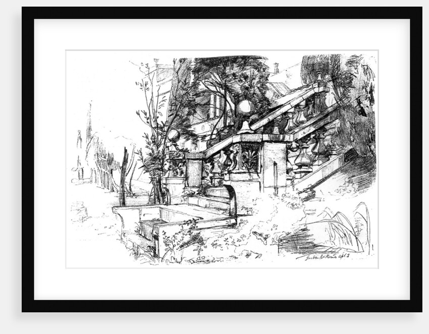 The Garden near Rome by James Clarke Hook