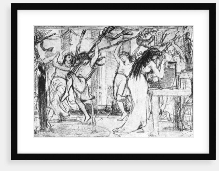 First sketch of 'The Vintage Festival', c1871 (c1880-1882) by Anonymous
