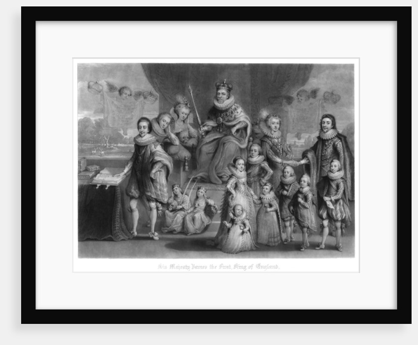 The family of King James I of England, Scotland and Ireland by Charles Turner