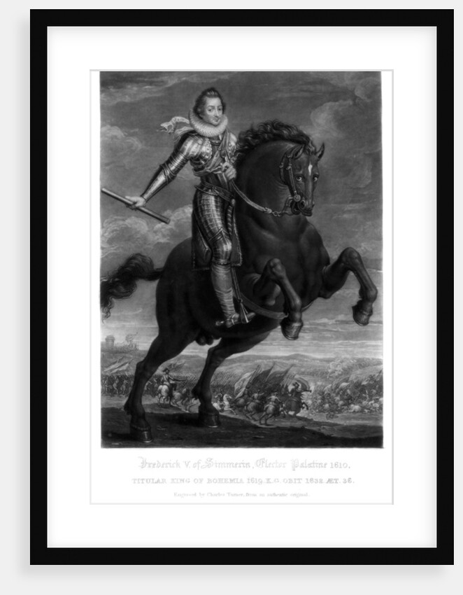 Frederick V, Elector Palantine by Charles Turner