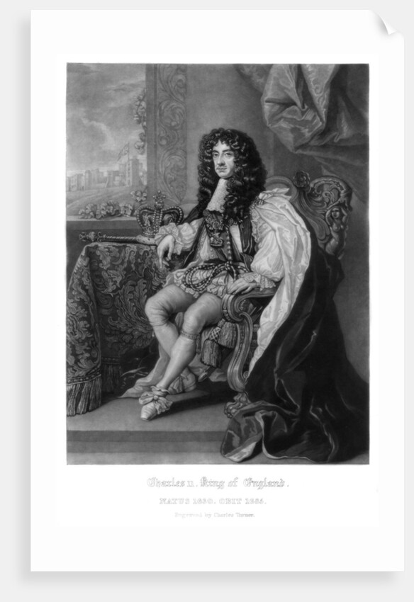 Charles II, King of England by Charles Turner