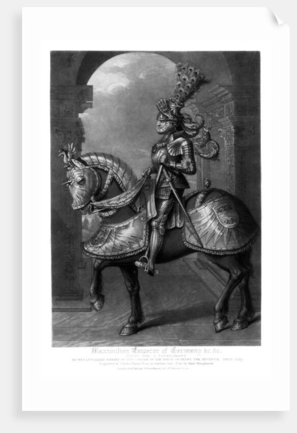 Maximilian I, Holy Roman Emperor by Charles Turner