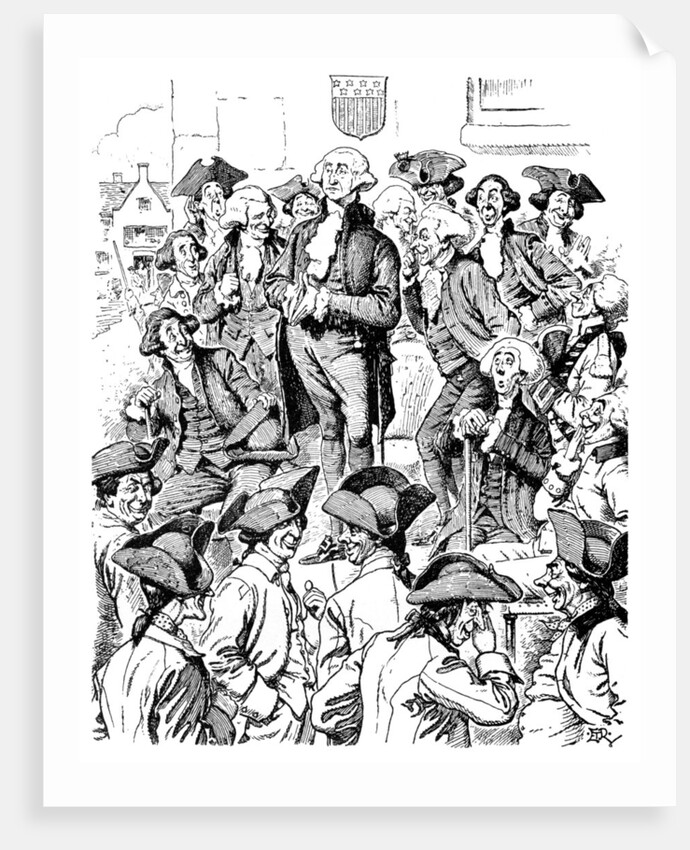 George Washington Trying to Tell a Lie by Anonymous