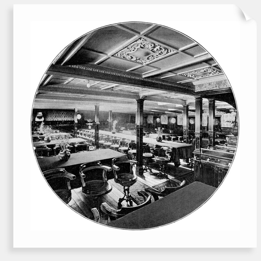 Salon of the P&O steamship SS 'India' by Anonymous