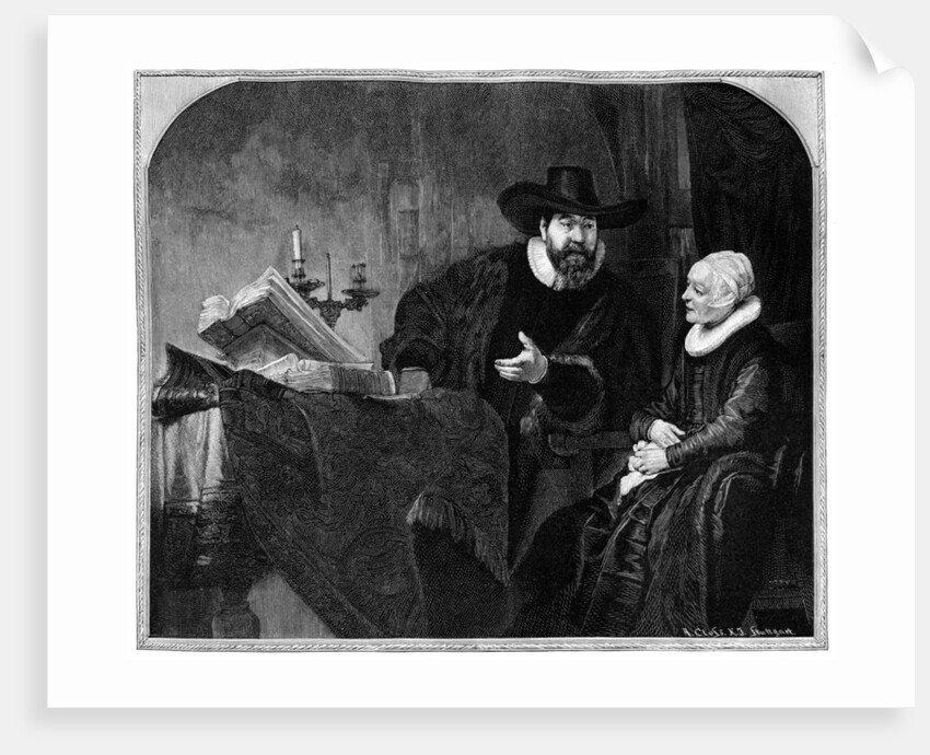 Renier Ansloo and his Mother by Adolf Closs