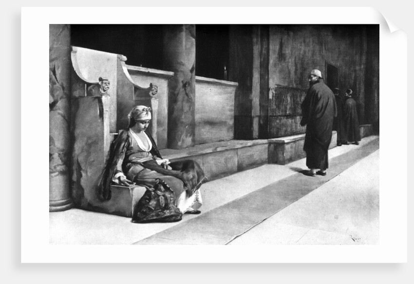 In the Church, Greece by Theodore Jacques Ralli