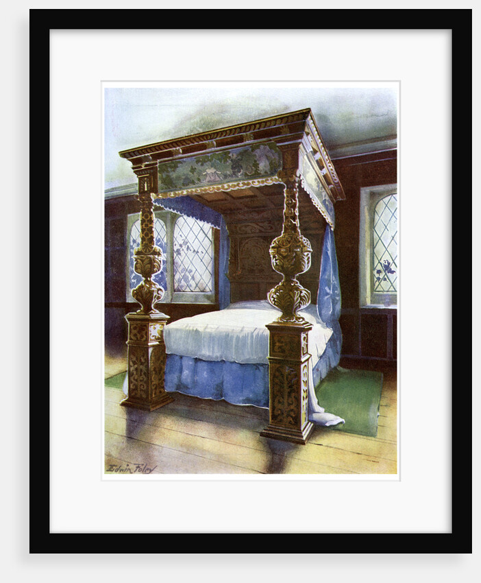The Littlecote bedstead by Edwin Foley