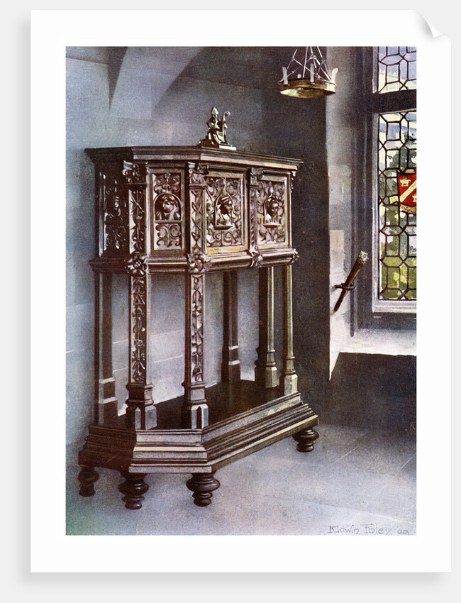 Francis I petite credence, French by Edwin Foley