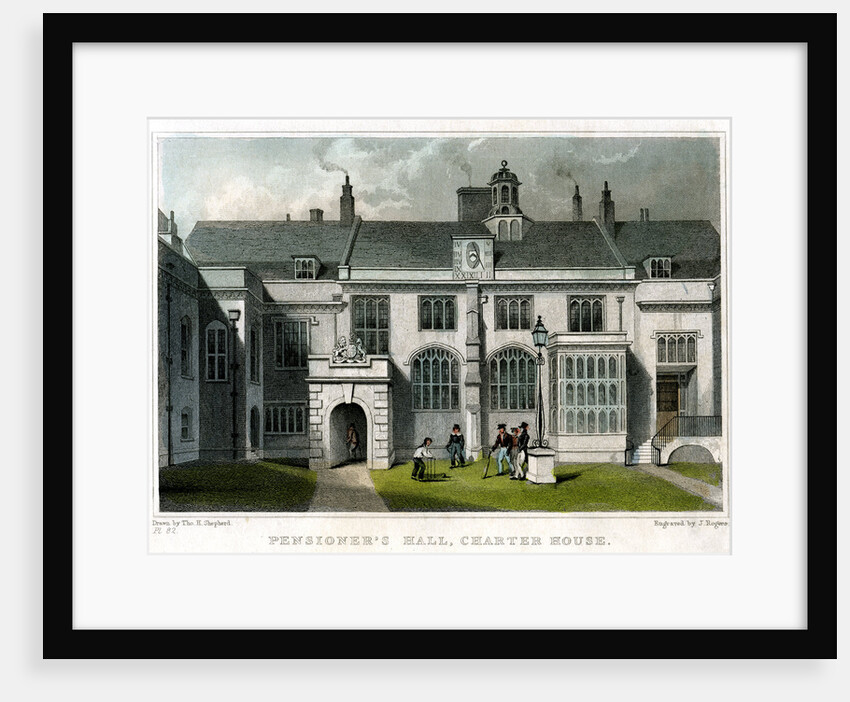 Pensioner's Hall, Charterhouse, London by J Rogers
