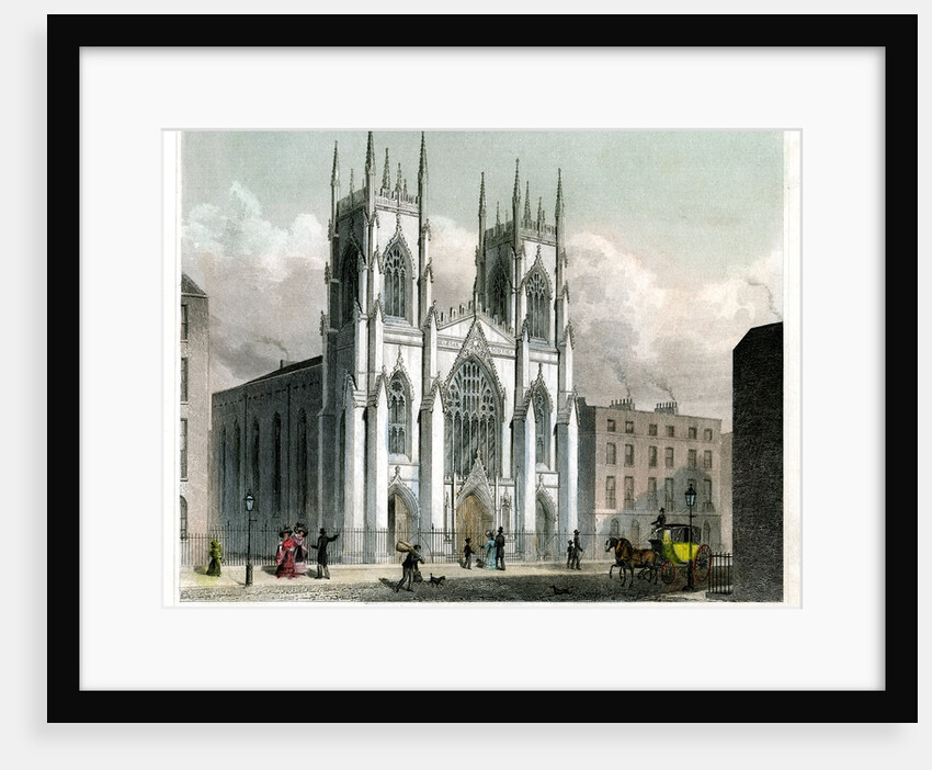 New National Scotch Church, Sidmouth Street and Grays Inn Road, London by W Watkins
