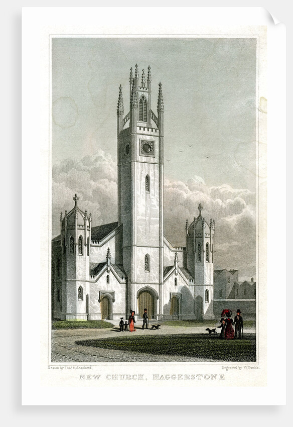 New Church, Haggerston, Hackney, London by William Deeble