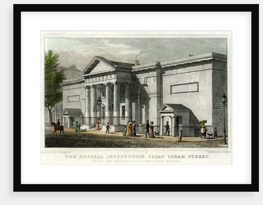 The Russell Institution, Great Coram Street, Bloomsbury, London by J Carter