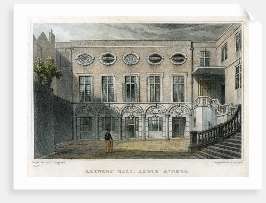 Brewers' Hall, Addle Street, City of London by William Radclyffe
