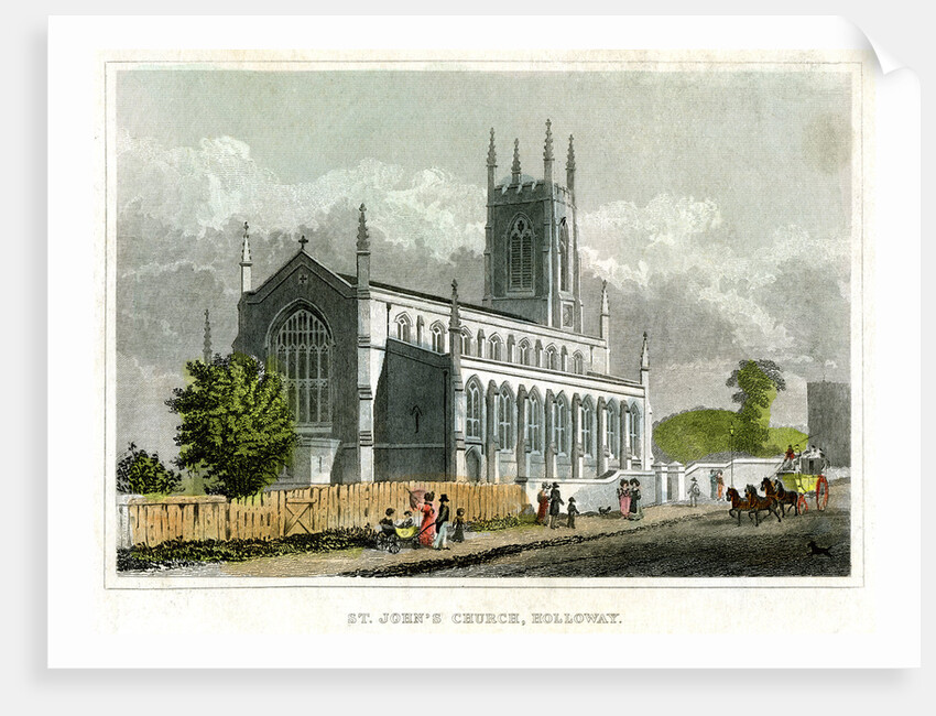 St John's Church, Holloway, Islington, London by Anonymous