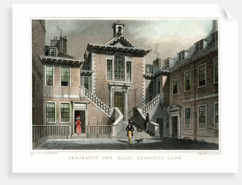 Serjeants' Inn Hall, Chancery Lane, London by WH Bond