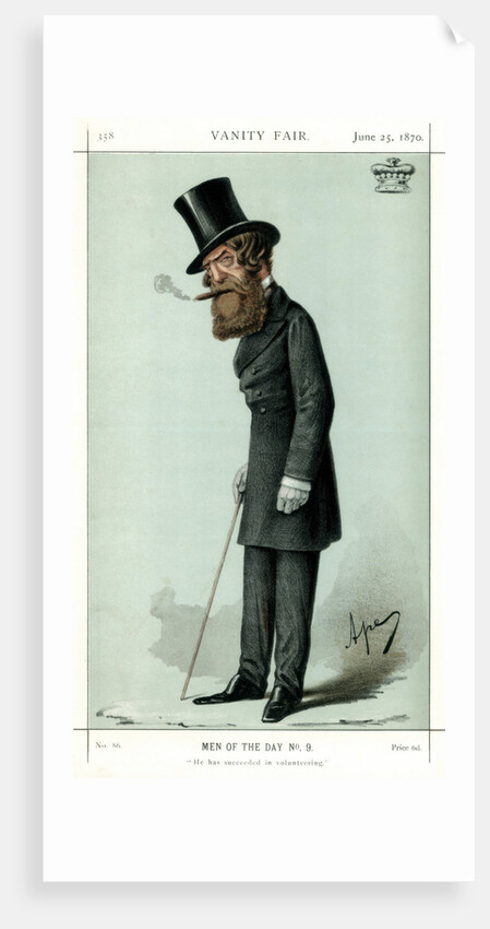 'He has Succeeded in Volunteering', Viscount Ranelagh by Carlo Pellegrini