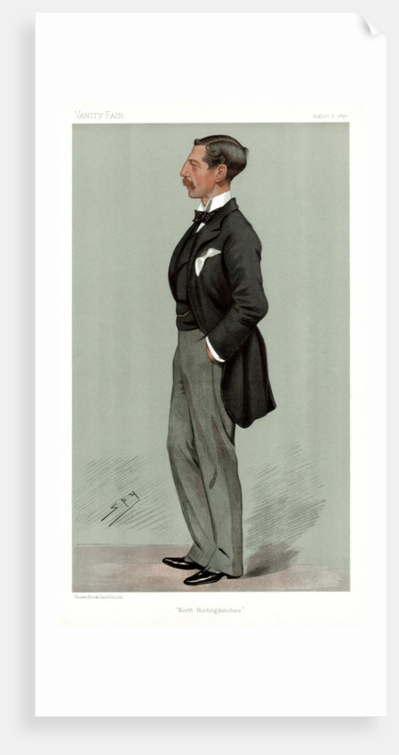 'North Huntingdonshire', Ailwyn Fellowes, British politician by Spy