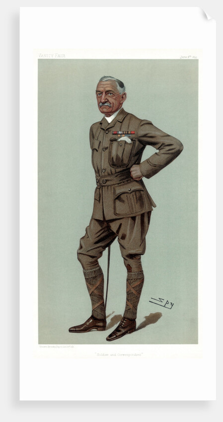 'Soldier and Correspondent', Colonel Francis William Rhodes DSO by Spy