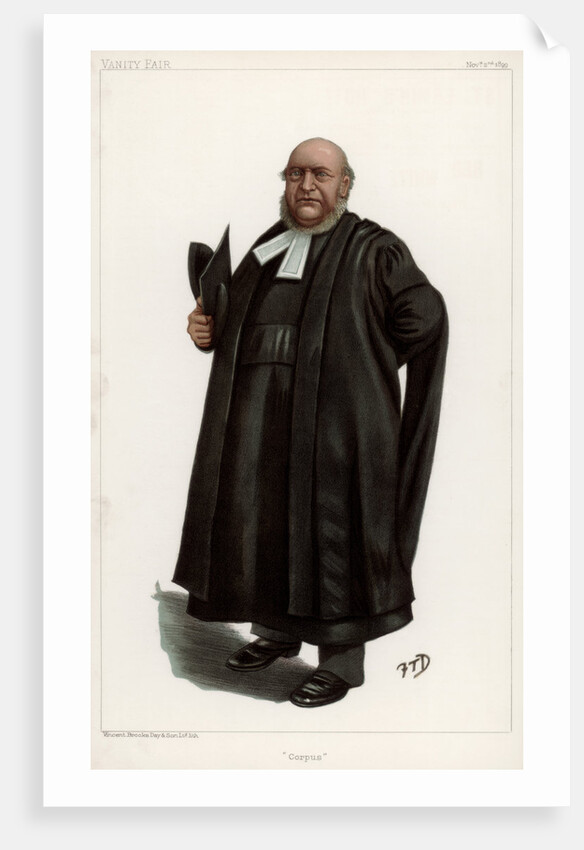 'Corpus', the Reverend Thomas Fowler, Vice-Chancellor of Oxford University by FTD