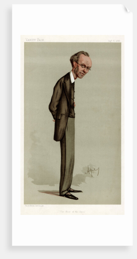 'The Heir of the Ages', James Payn, English novelist by Carlo Pellegrini