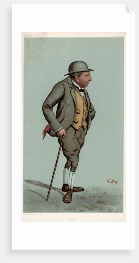 'Charlie', Captain Charles Harold Longfield Beatty DSO, British racehorse trainer by GDG