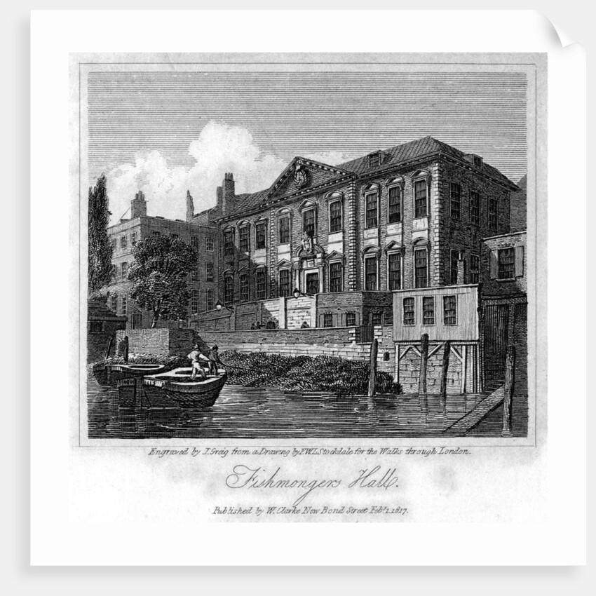 Fishmongers' Hall, City of London by J Greig