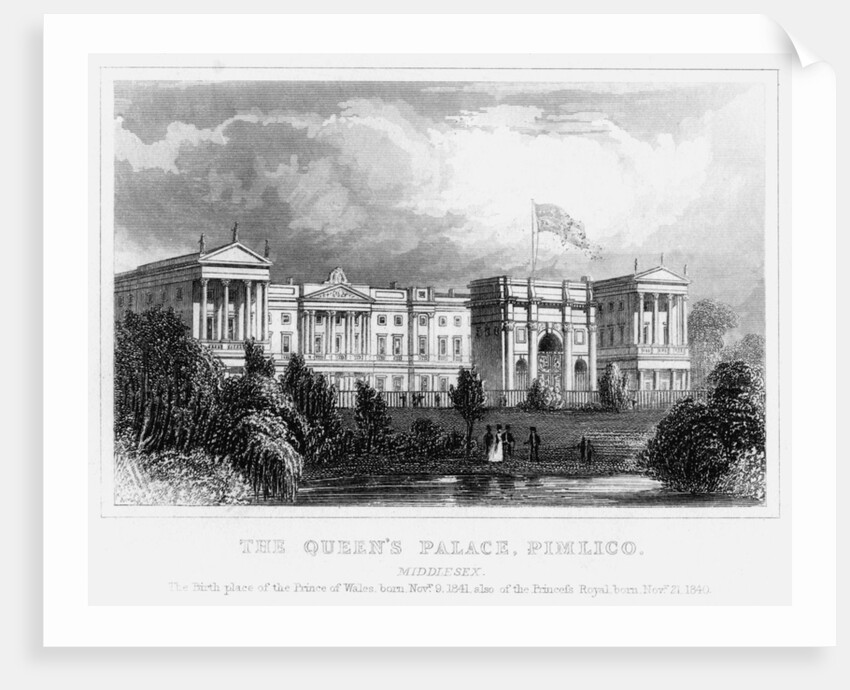 'The Queen's Palace, Pimlico', London by Anonymous